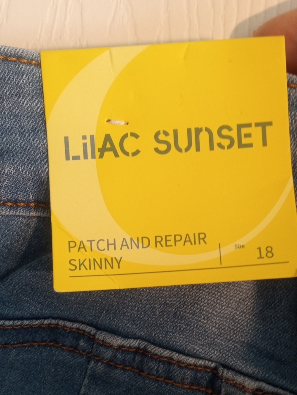 LILAC SUNSET SKINNY JEANS - Picture 12 of 12